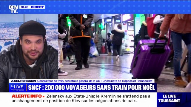 Trains supprimés: Ces conflits là n'ont pas débuté à Noël , rappelle ce secrétaire général CGT Cheminots