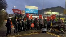 Sussex ambulance workers strike