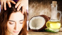 बालों में गर्म नारियल तेल लगाने के फायदे | बालों में गर्म नारियल तेल लगाने से क्या होता है Boldsky