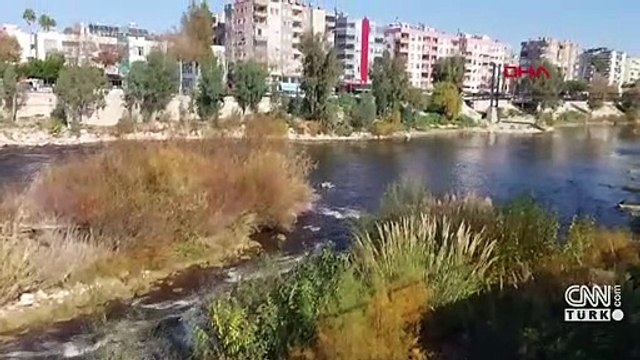 Göksu Nehri kirlilikle karardı