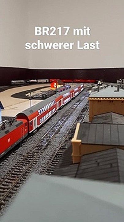 BR 217 mit schwerer Last