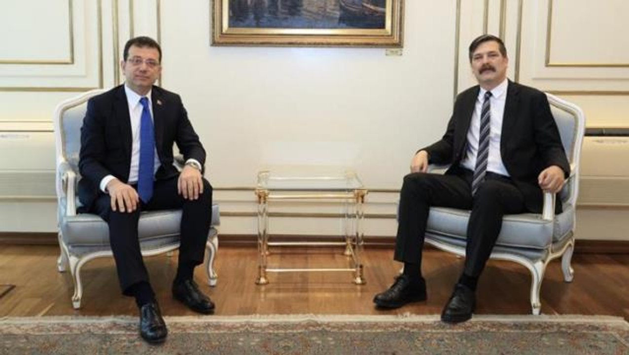 TİP Başkanı Erkan Baş'tan hapis cezası verilen Ekrem İmamoğlu'na destek ziyareti