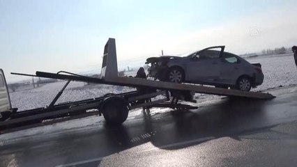 Trafik kazalarında 1 kişi öldü, 4 kişi yaralandı