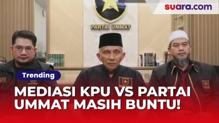 Mediasi Sengketa KPU Vs Partai Ummat Masih Buntu, Bakal Lanjut Ke Persidangan?