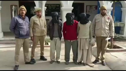 सहारनपुर: पुलिस के जाल में फंस गई अपराधियों की तिगड़ी, हवालात भेजा