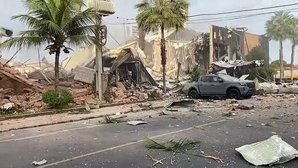 Forte explosão destrói restaurante do grupo Coco Bambu em Teresina
