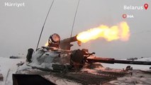 Rus ve Belarus askerlerinden ortak savaş tatbikatı