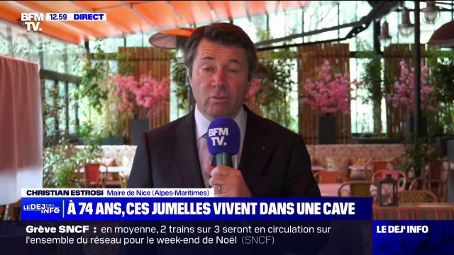 La situation des sœurs jumelles vivant dans une cave attriste Christian Estrosi