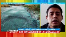 Gobernación propone un control de las aguas residuales que descargan en la laguna Alalay