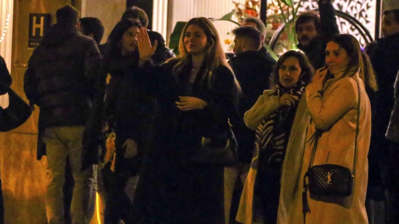 Gerard Piqué y Clara Chía en la cena de Navidad de Kosmos
