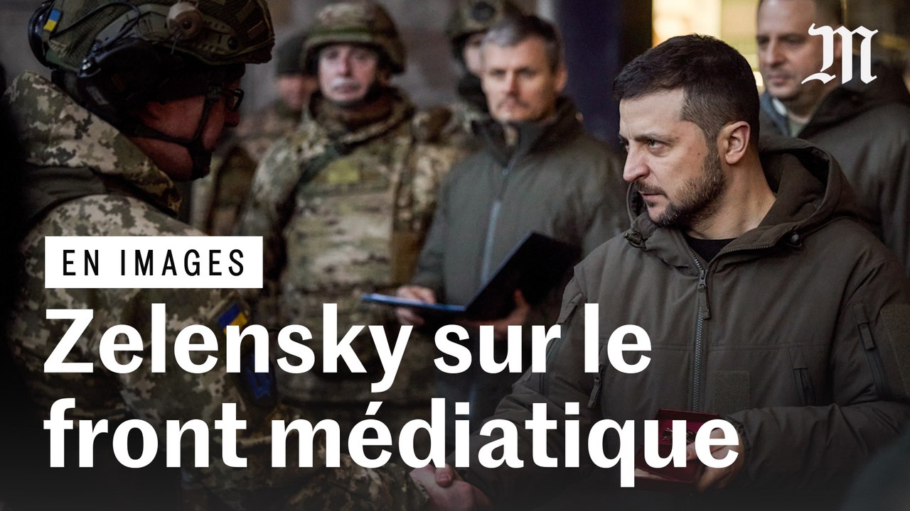 Le président ukrainien se rend au front avant sa visite aux Etats-Unis