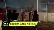 Se llevan dos caballos e incendian cuatro vehículos en Jalisco