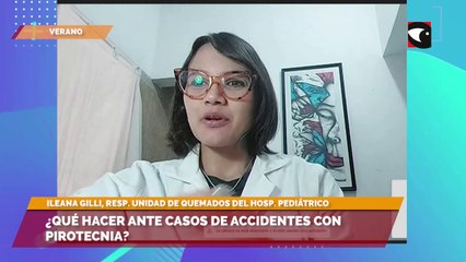 ¿Qué hacer ante casos de accidentes con pirotecnia?