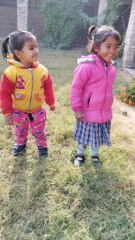 Two little girls telling action words।। Cute baby telling action words।। Lavanya Gandhi