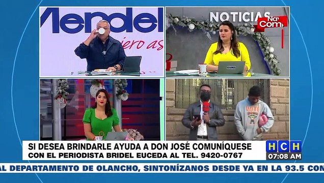 No quiero dinero, pero sí trabajo y un bocado de comida : José, uno de los muchos indigentes del Centro de TGU
