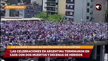 Las celebraciones en Argentina terminaron en caos con dos muertos y decenas de heridos