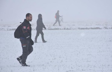 KAYIP KADIN İÇİN SİS ETKİLİ ARAZİDE ARAMA