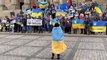 Leeds review of the year January 2022: Hundreds gather for 'Stand with Ukraine' protest at Leeds Town Hall