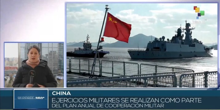 China y Rusia inician maniobras militares navales
