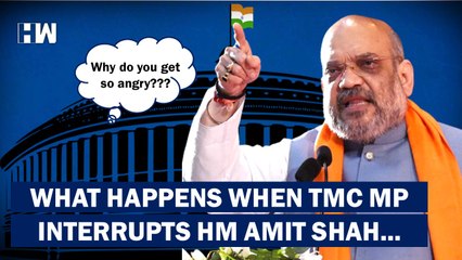 "Doesn't Suit Your Age or Seniority": Amit Shah Gets Angry At Interrupting TMC MP | Parliament | BJP