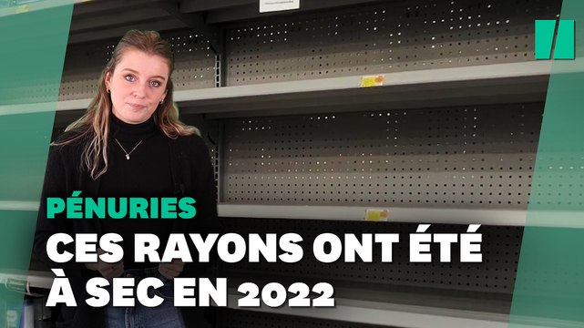 En 2022, ces pénuries alimentaires qui ont vidé nos rayons de supermarchés