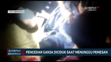 Pengedar Ganja Diciduk Saat Menunggu Pemesan