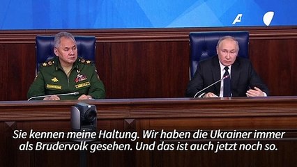 Putin: Russland nicht schuld an "Ukraine-Tragödie"