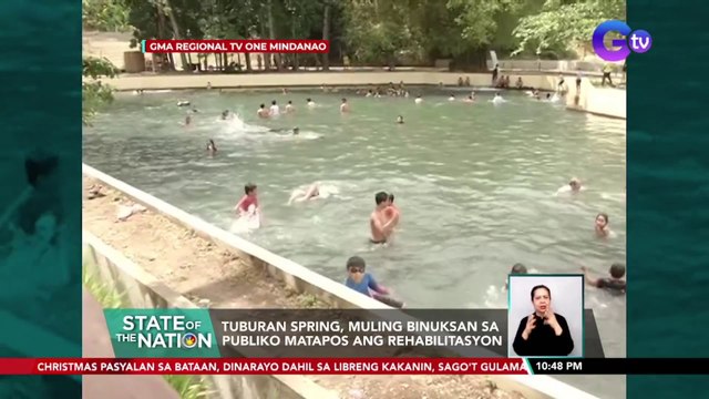 Tuburan Spring, muling binuksan sa publiko matapos ang rehabilitasyon | SONA