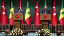 Senegal Cumhurbaşkanı Sall, Cumhurbaşkanı Erdoğan'la ortak basın toplantısında konuştu Açıklaması