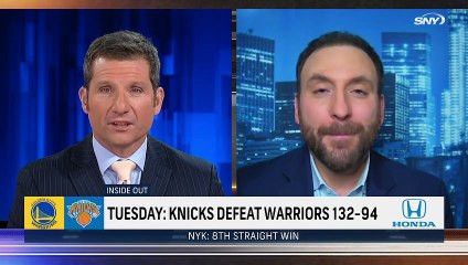 NBA Insider on Knicks assertive win over Warriors, lineup adjustments paying off
