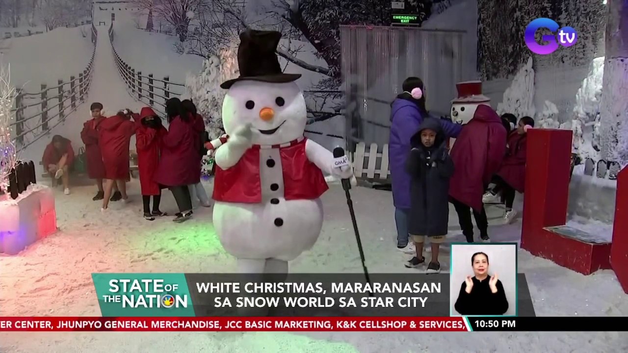 White Christmas, mararanasan sa Snow World sa Star City | SONA
