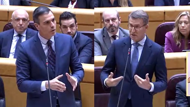 Sánchez le reprocha a Feijóo y señala su aportación a la política: Ha conseguido enmudecer a las Cortes Generales