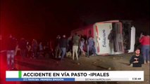 Dos personas murieron en accidente en la vía Pasto -Ipiales