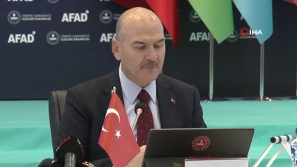 Bakan Soylu: "(Afet konusunda) Aynı bölgeyi paylaşan ülkeler arasındaki iş birliği giderek daha büyük önem kazanmaktadır"