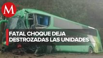 Choque deja dos muertos y cuatro heridos en carretera México-Tuxpan