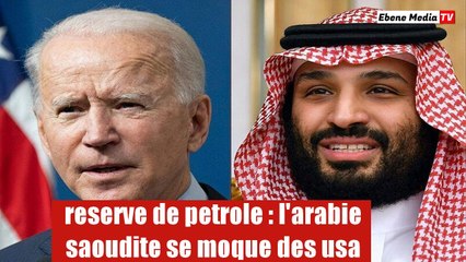 pétrole : ce gros coup de marteau que les usa reçoivent de l'Arabie saoudite