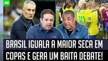 "NUNCA! É MUITO FALSO falar que o Brasil é..." OLHA esse BAITA DEBATE sobre a Seleção na Copa!
