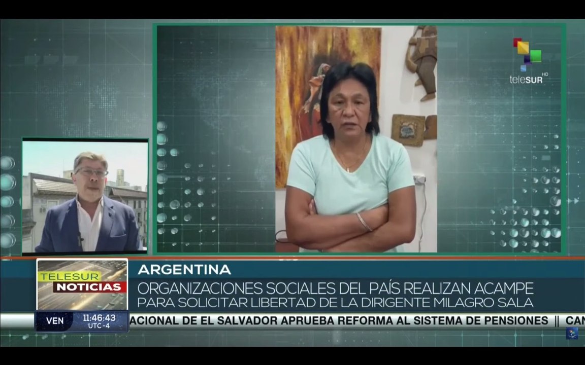 Organizaciones sociales de Argentina se reúnen para solicitar la libertad de Milagro Sala
