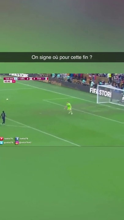 Et si France - Argentine (Finale de la Coupe du monde 2022 au Qatar) s'était terminée comme ça?