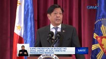 Ilang probisyon sa budget ng DOLE, DepEd, at DOT, vineto ni Pangulong Marcos | Saksi