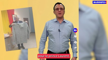 Le pull en poils de chien du Prince Laurent (Story 2022)