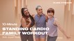 Grab Your Family and Have Fun With This Festive 10-Minute Standing Cardio Workout