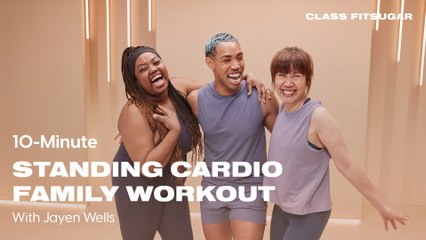 Grab Your Family and Have Fun With This Festive 10-Minute Standing Cardio Workout