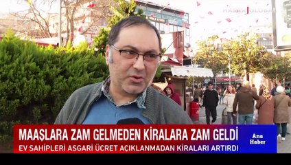 Maaşlara zam gelmeden kiralara zam geldi