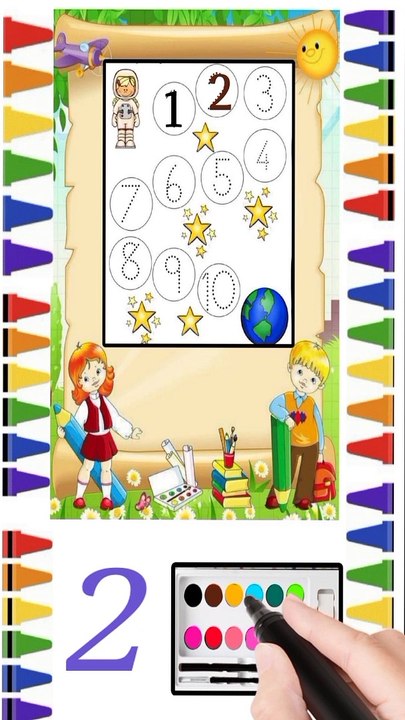 Counting Numbers | write and read numbers | 123 learning for kids | 1-15 | 123 counting for kids