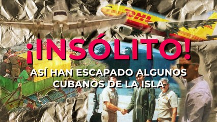 ¡Insólito! Así han escapado algunos cubanos de la isla.