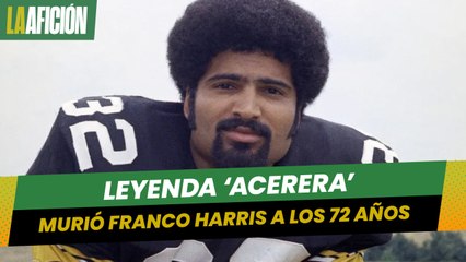Murió Franco Harris, leyenda de Steelers y autor de la "recepción inmaculada", a los 72 años