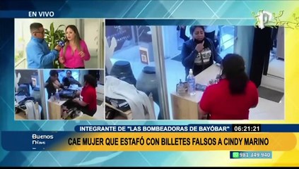 Capturan a mujer que estafó con billetes falsos a empresaria Cindy Marino en Gamarra