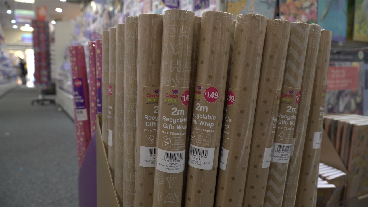 Kent shoppers are looking to get their presents wrapped, but how many of you at home use wrapping paper that's environmentally friendly?