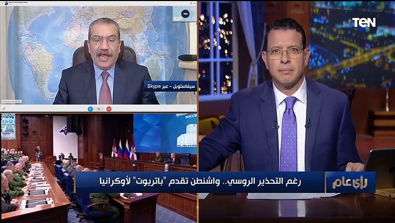 أستاذ علوم سياسية: الترسانة النووية الروسية عامل ردع وليس هجومي.. والعملية العسكرية الروسية مستمرة